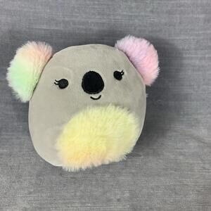 Squishmallow Kelina the Gray Koala 5” Rainbow Plush Stuffed Toy